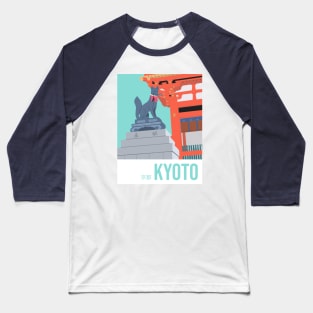 Fushimi Inari Temple - Kyoto Landscape Baseball T-Shirt